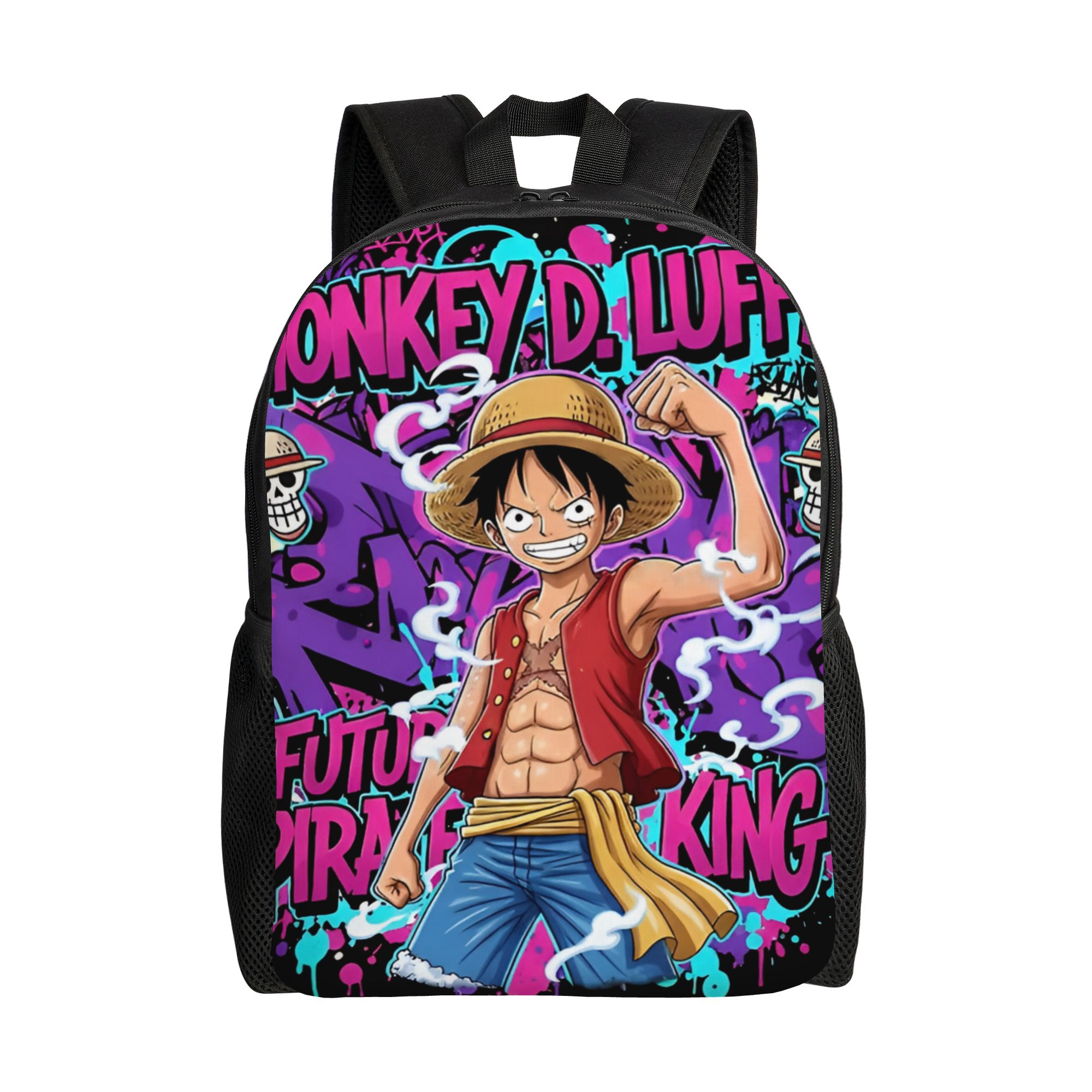 Laptop Accessories Bag For Men - Индивидуальный рюкзак One Piece с Луффи