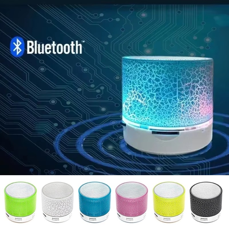 Laptop Accessories Distributor - Мини-динамик Bluetooth, беспроводной громкоговоритель, светодиодный трещина,
