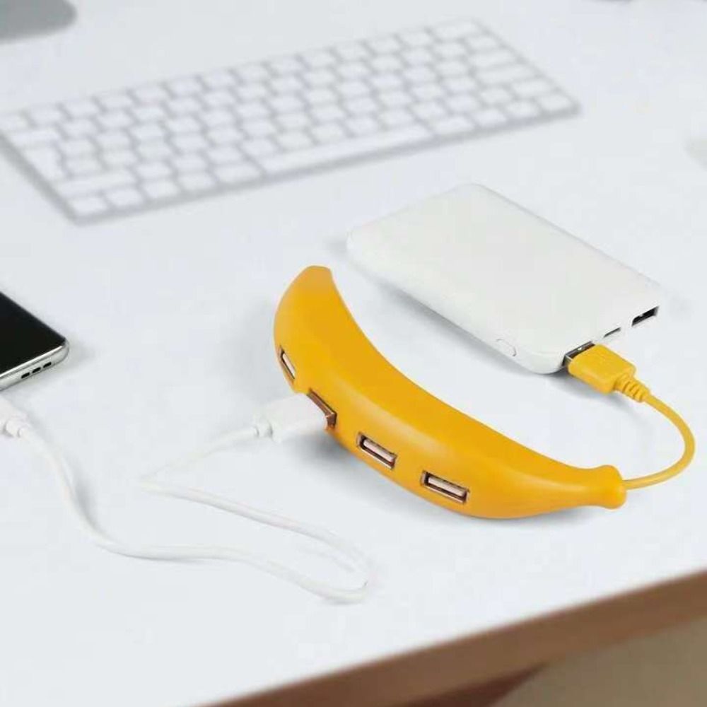 Laptop Accessories Hub - Портативный USB-хаб в форме банана, USB