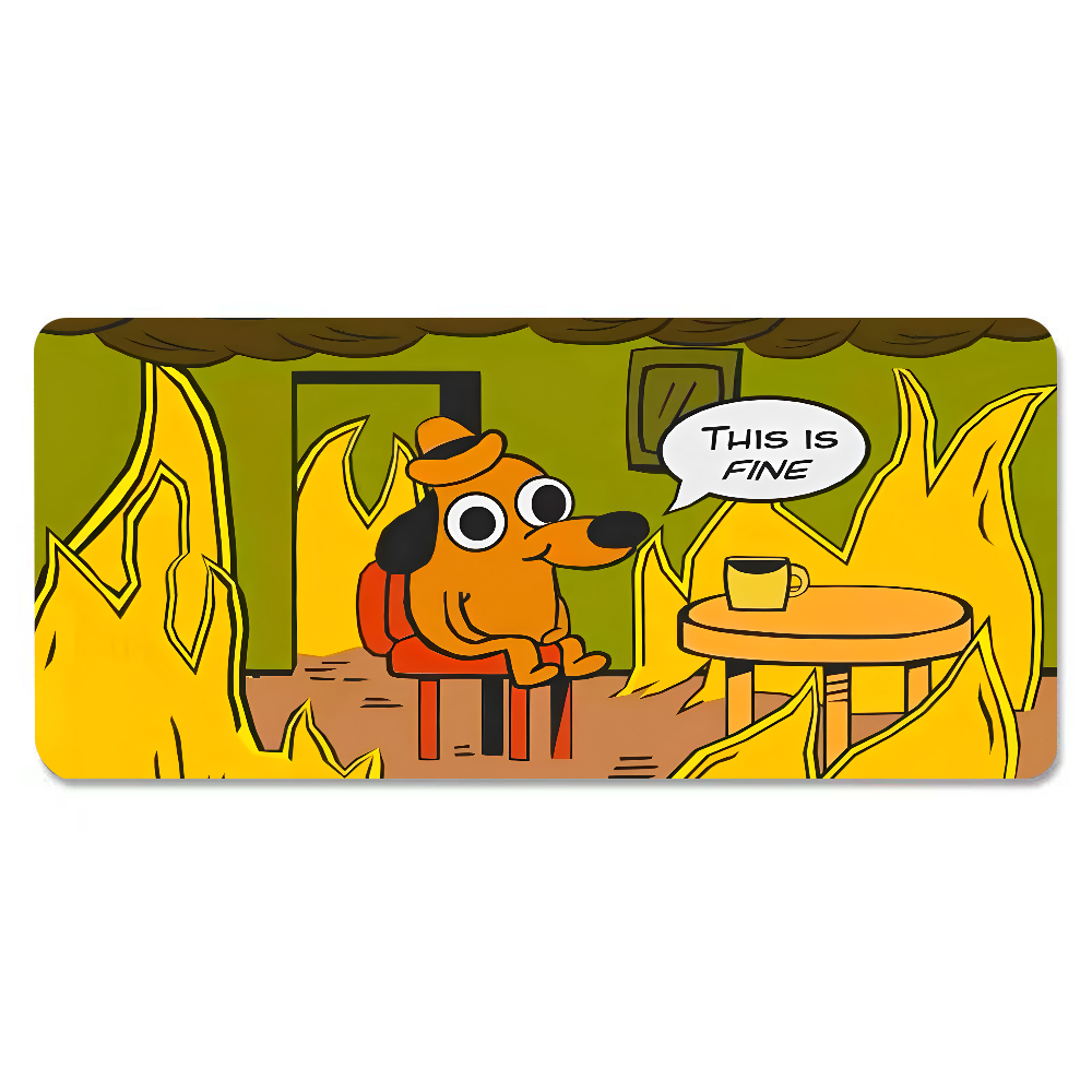 Коврик для мыши This Is Fine D – обзор и цена Laptop Accessories Mouse