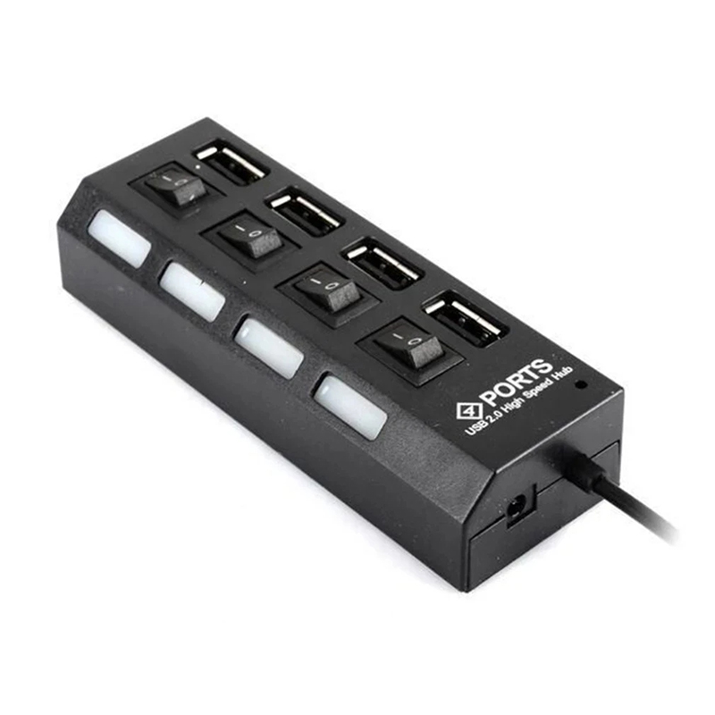 4-портовый USB 2.0-хаб-разветв – обзор и цена Laptop Accessories Hub