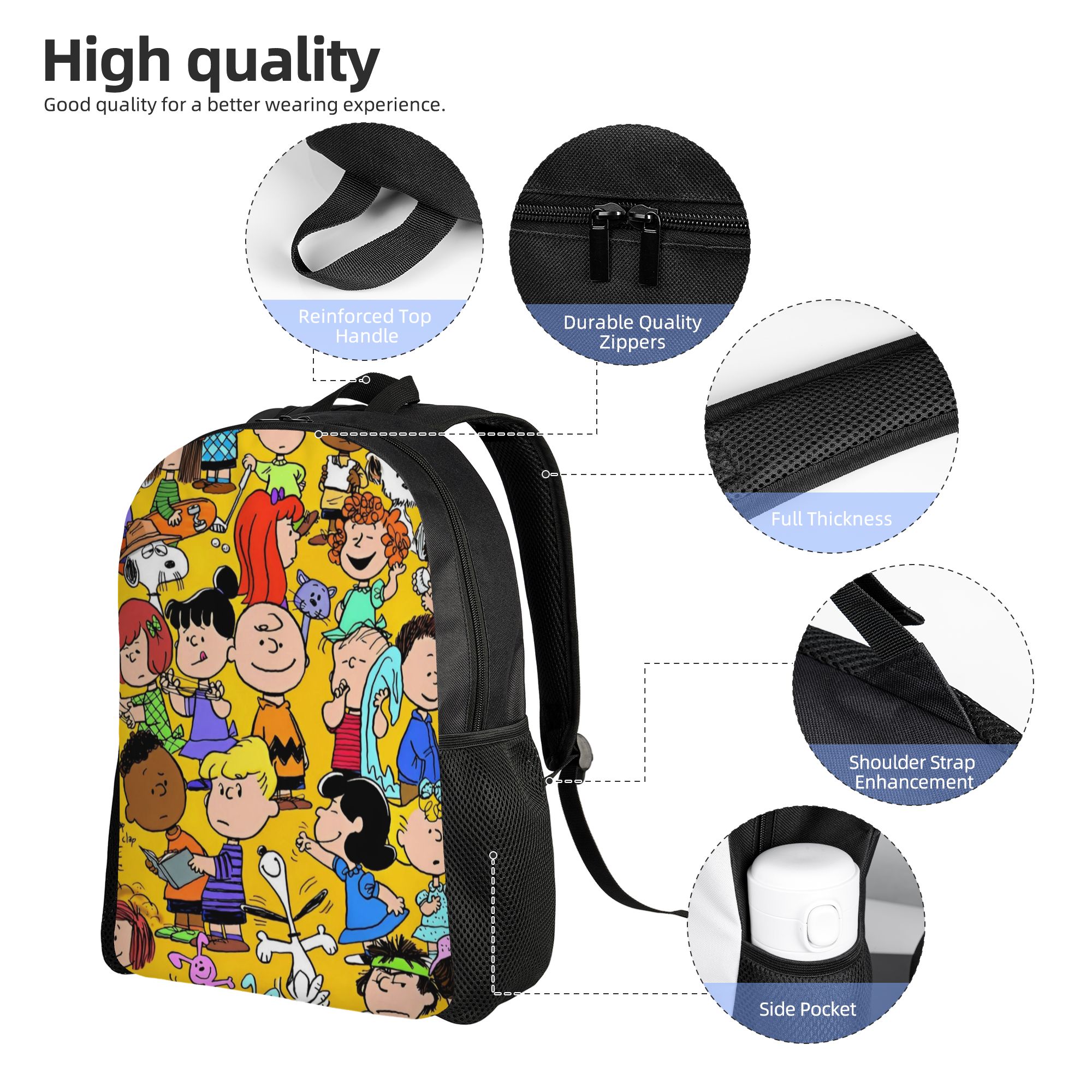 Модный рюкзак Snoopy Peanuts,  – обзор и цена Laptop Accessories Bag For Men