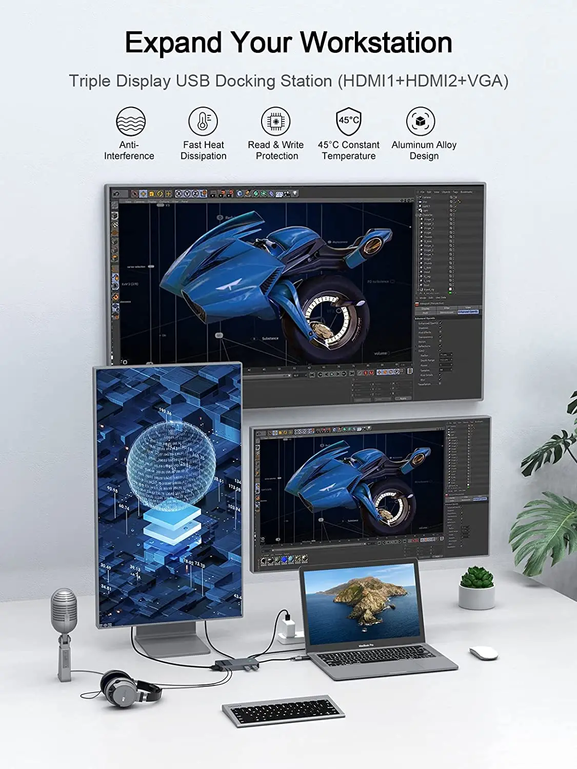 Док-станция QGeeM USB 3.0, USB – обзор и цена Laptop Accessories Hub