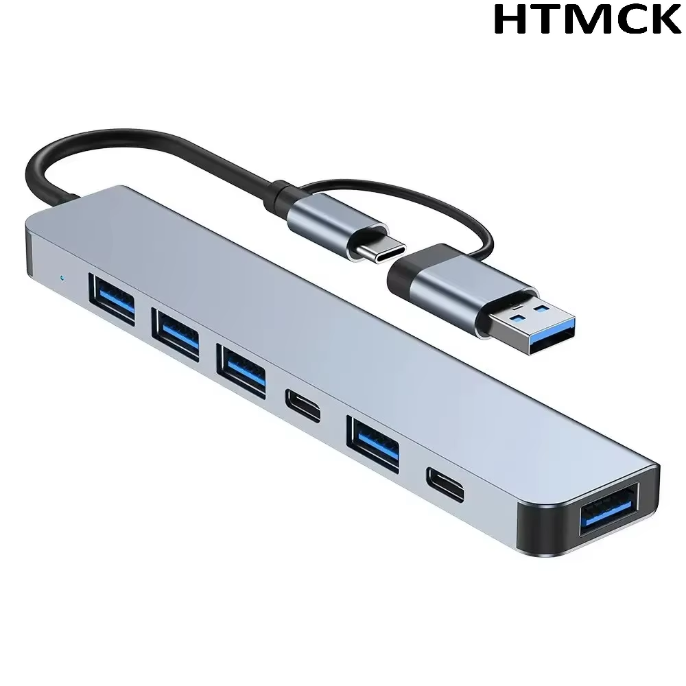 8-в-2 USB-C хаб, многопортовая – обзор и цена Laptop Accessories Hub