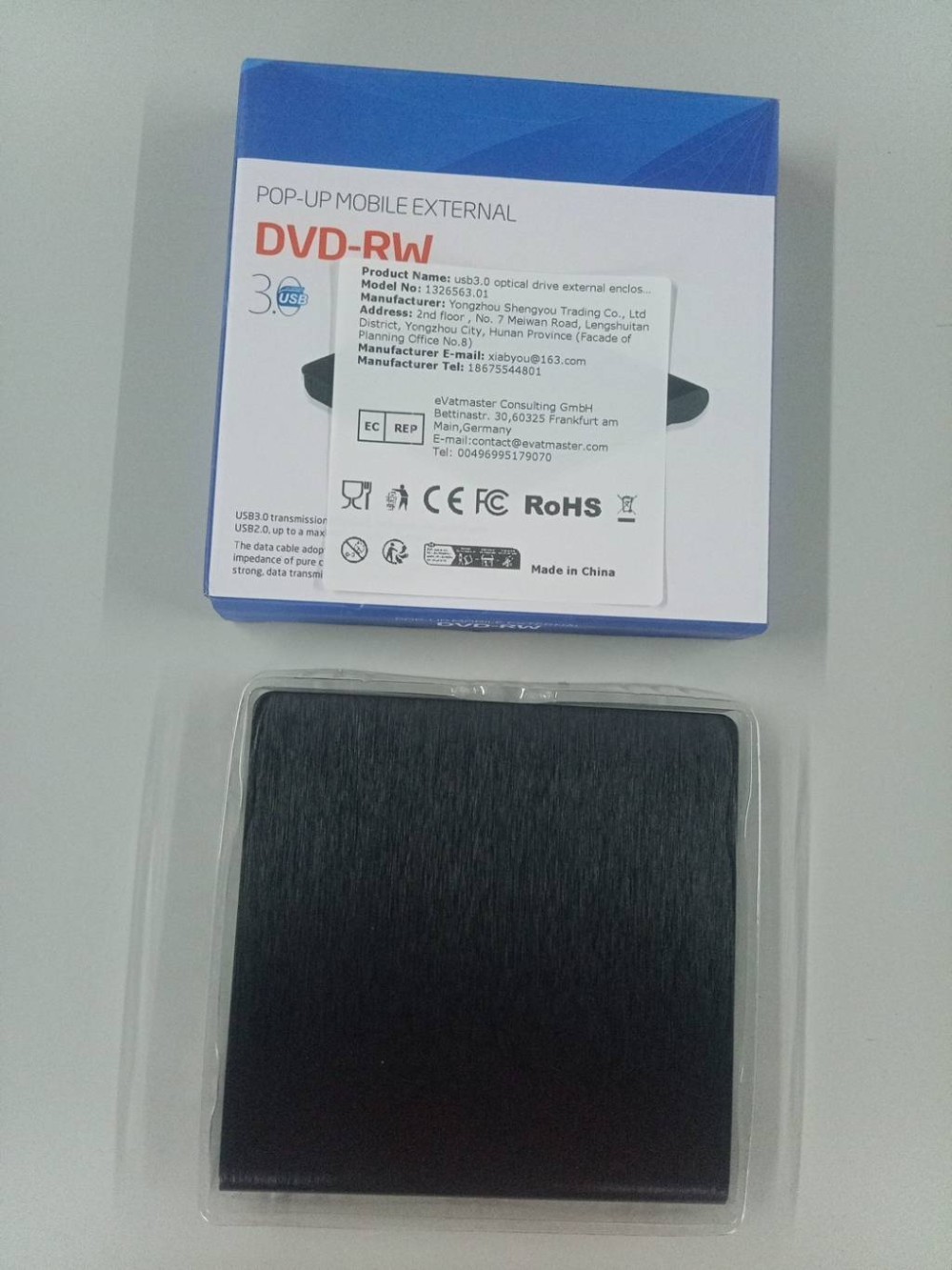 Внешний тонкий корпус для DVD- – обзор и цена Laptop Accessories Box