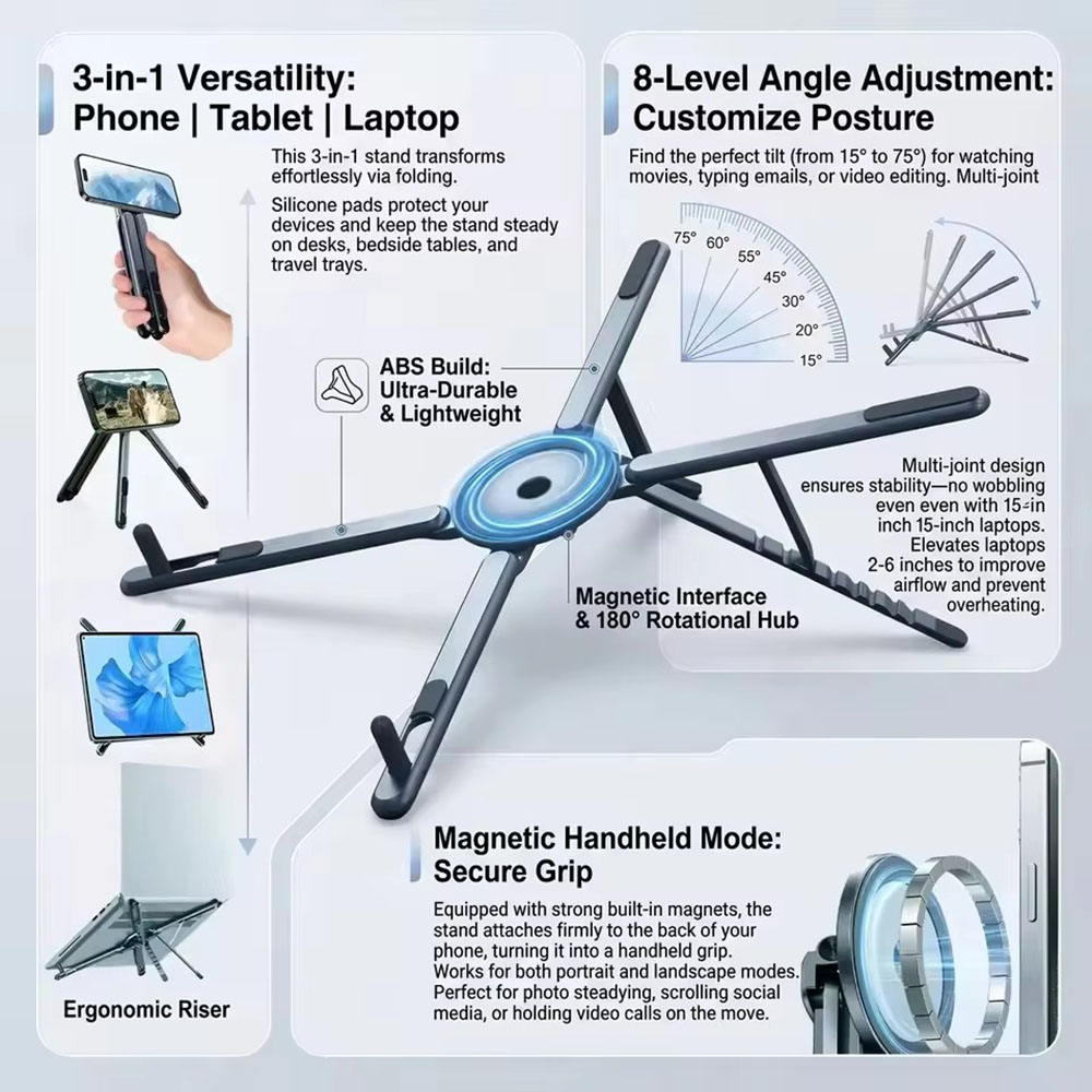 Портативный магнитный держател – обзор и цена Laptop Accessories For Office