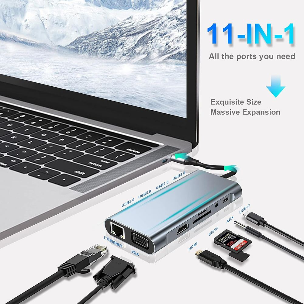 Док-станция для ноутбука 11-в- – обзор и цена Laptop Accessories Hub