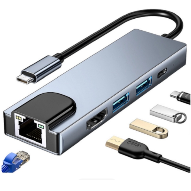 Многофункциональная док-станци – обзор и цена Laptop Accessories Hub