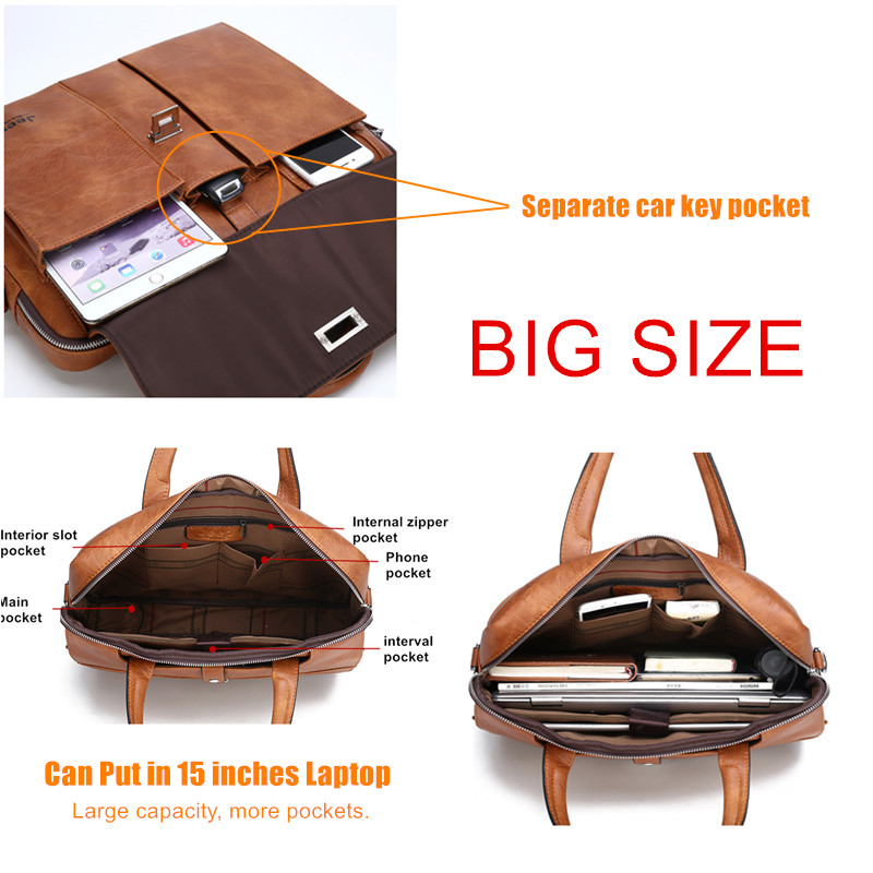 Мужской кожаный портфель Jeep  – обзор и цена Laptop Accessories Box