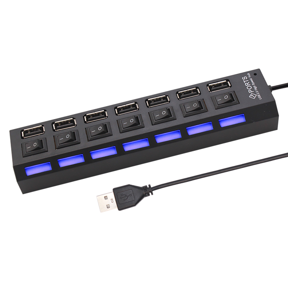 7-портовый USB 2.0-хаб-разветв – обзор и цена Laptop Accessories For Office