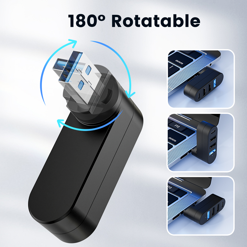 USB-хаб 3.0 Мини-сплиттер 4 по – обзор и цена Laptop Accessories Hub